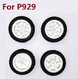 Shcong Wltoys K969 K979 K989 K999 P929 P939 RC Car accessories list spare parts tires (For P929) - Click Image to Close