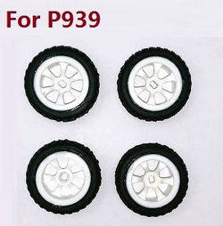 Shcong Wltoys K969 K979 K989 K999 P929 P939 RC Car accessories list spare parts tires (For P939) - Click Image to Close