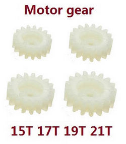 Shcong Wltoys K969 K979 K989 K999 P929 P939 RC Car accessories list spare parts 15T 17T 19T 21T motor gear