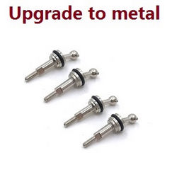 Shcong Wltoys K969 K979 K989 K999 P929 P939 RC Car accessories list spare parts universal drive shaft 4pcs (Silver)