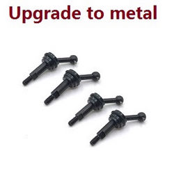Shcong Wltoys K969 K979 K989 K999 P929 P939 RC Car accessories list spare parts universal drive shaft 4pcs (Black)