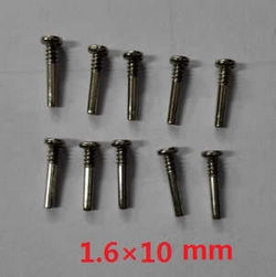 Shcong Wltoys L333 L343 L353 RC Car accessories list spare parts screws 1.6*10mm
