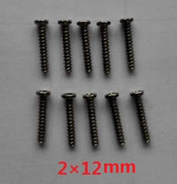 Shcong Wltoys L333 L343 L353 RC Car accessories list spare parts screws 2*12mm