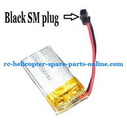 Shcong LH-1108 LH-1108A LH-1108C RC helicopter accessories list spare parts battery 3.7V 1000mAh Black SM plug
