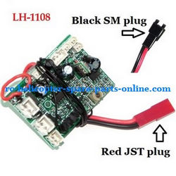 Shcong LH-1108 RC helicopter accessories list spare parts PCB BOARD (Frequency: 40M Black SM plug)