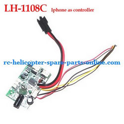 Shcong LH-1108C RC helicopter accessories list spare parts gear protective parts PCB BOARD (LH-1108C Iphone as conroller)