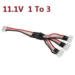 Shcong JJRC M02 RC Aircraft drone accessories list spare parts 1 to 3 charger wire 11.1V - Click Image to Close