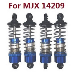 MJX Hyper Go 14209 MJX 14210 front and rear oil filled shock Blue (For mjx 14209)