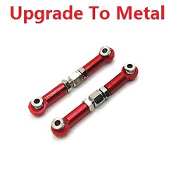 MJX Hyper Go 14209 MJX 14210 upgrade to metal steering linkage Red - Click Image to Close