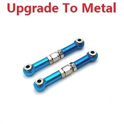 MJX Hyper Go 14209 MJX 14210 upgrade to metal steering linkage Blue - Click Image to Close