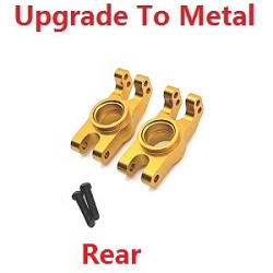 MJX Hyper Go 14209 MJX 14210 upgrade to metal rear hubs Gold