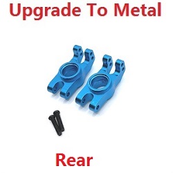 MJX Hyper Go 14209 MJX 14210 upgrade to metal rear hubs Blue