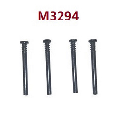 MJX Hyper Go 14209 MJX 14210 round head half thread screws M3294 - Click Image to Close