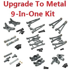MJX Hyper Go 14209 MJX 14210 upgrade to metal 9-In-One Kit Titanium color - Click Image to Close