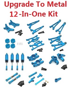 MJX Hyper Go 14209 MJX 14210 upgrade to metal 12-In-One Kit Blue - Click Image to Close