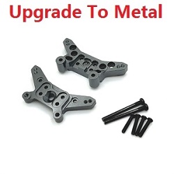 MJX Hyper Go 14209 MJX 14210 upgrade to metal rear and front shock towe Titanium color
