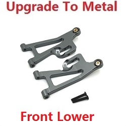 MJX Hyper Go 14209 MJX 14210 upgrade to metal front lower suspension arms Titanium color
