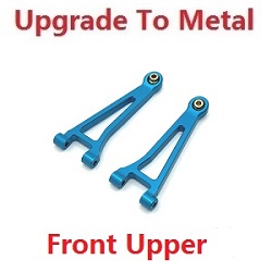 MJX Hyper Go 14209 MJX 14210 upgrade to metal front upper suspension arms Blue
