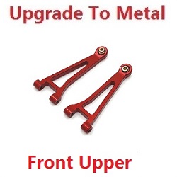 MJX Hyper Go 14209 MJX 14210 upgrade to metal front upper suspension arms Red