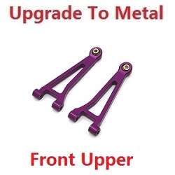 MJX Hyper Go 14209 MJX 14210 upgrade to metal front upper suspension arms Purple