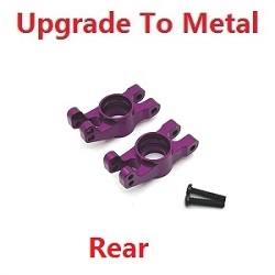 MJX Hyper Go 14209 MJX 14210 upgrade to metal rear hubs Purple