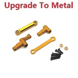 MJX Hyper Go 14209 MJX 14210 upgrade to metal steering assembly Gold