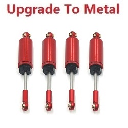 MJX Hyper Go 14209 MJX 14210 upgrade to metal hydraulic shock absorber Red