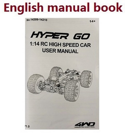 MJX Hyper Go 14209 MJX 14210 English manual book