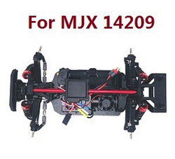 MJX Hyper Go 14209 MJX 14210 car frame body with brushless motor receiver ESC board SERVO assembly (For MJX 14209)