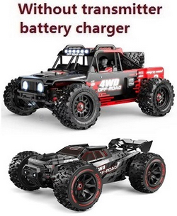 MJX Hyper Go 14209 MJX 14210 RC Car without transmitter battery charger etc. Red + Black