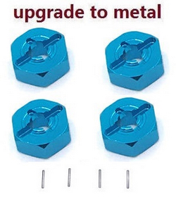 MJX Hyper Go 14209 MJX 14210 upgrade to metal hexagon seat (Blue)