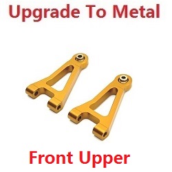 MJX Hyper Go 14301 MJX 14302 14303 front upper swing arm upgrade to metal Gold - Click Image to Close