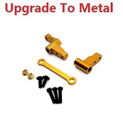 MJX Hyper Go 14301 MJX 14302 14303 upgrade to metal steering module (Gold)