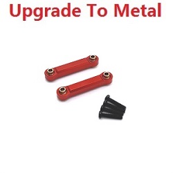 MJX Hyper Go 14301 MJX 14302 14303 upgrade to metal steering connect bar Red
