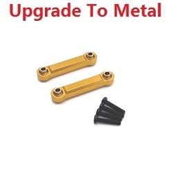 MJX Hyper Go 14301 MJX 14302 14303 upgrade to metal steering connect bar Gold - Click Image to Close