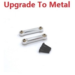 MJX Hyper Go 14301 MJX 14302 14303 upgrade to metal steering connect bar Silver - Click Image to Close