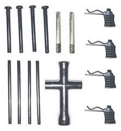 MJX Hyper Go 14301 MJX 14302 14303 screws + iron bar + hexagon wrench + R shape pin