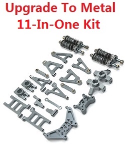 MJX Hyper Go 14301 MJX 14302 upgrade to metal parts kit 11-In-One Titanium color