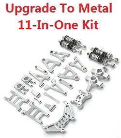 MJX Hyper Go 14301 MJX 14302 upgrade to metal parts kit 11-In-One Silver