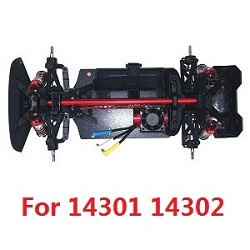 MJX Hyper Go 14301 MJX 14302 14303 car frame body with brushless motor module assembly (For 14301 14302) - Click Image to Close