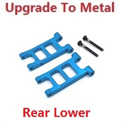 MJX Hyper Go 14301 MJX 14302 14303 rear lower swing arm upgrade to metal Blue