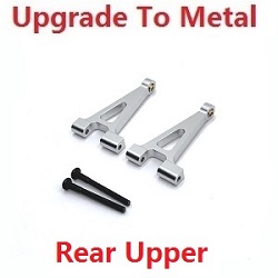 MJX Hyper Go 14301 MJX 14302 14303 rear upper swing arm upgrade to metal Silver