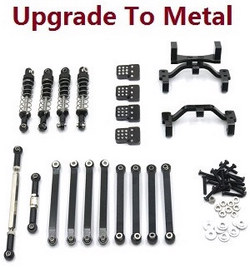 MN Model MN-90 MN-91 MN-90K MN-91K D90 pull bar group + steering connect bar + pull bar seat + shock absorber (upgrade to metal) Black
