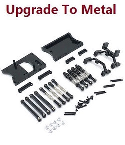 MN Model MN-98 MN98 SERVO seat and tail beam + pull bar group + pull bar seat + shock absorber (upgrade to metal) Black