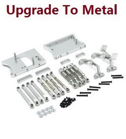 MN Model MN-98 MN98 SERVO seat and tail beam + pull bar group + pull bar seat + shock absorber (upgrade to metal) Silver