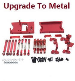 MN Model MN-90 MN-91 MN-90K MN-91K D90 SERVO seat and tail beam + pull bar group + pull bar seat + shock absorber (upgrade to metal) Red - Click Image to Close