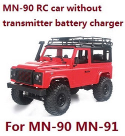 MN Model MN-90 MN-91 RC Car without transmitter,battery,charger. Red