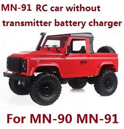 MN Model MN-90 MN-91 RC Car without transmitter,battery,charger. Red