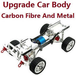 MN Model MN-98 MN98 upgrade car body assembly carbon frame and metal Silver