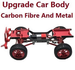 MN Model MN-98 MN98 upgrade car body assembly carbon frame and metal Red